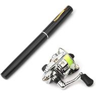 [아마존베스트]Lixada 1 m / 1.4 m bag foldable fishing rod reel combo mini pen fishing rod kit telescopic fishing rod spinning reel combo kit.