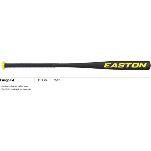 이스턴 Easton F4 FUNGO Training Bat 1 Piece Aluminum Baseball/Softball