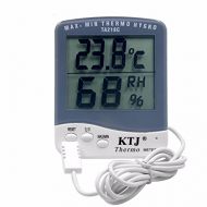 YARUIFANSEN humidity meter electronic hygrometer digital hydrometer and thermometer with temperature sensor wire TA218C