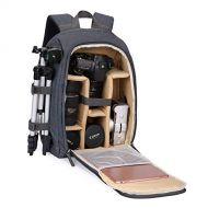 G-raphy Camera Backpack Photography Dslr Camera Bag Waterproof with Laptop Compartment/Tripod Holder for Dslr slr Cameras (Khaki)