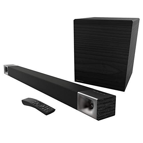 클립쉬 Klipsch Cinema 600 Sound Bar 3.1 Home Theater System with HDMI ARC for Easy Set Up, Black