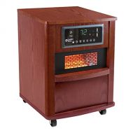 Comfort Zone CZ2062C Infrared Quartz Wood Cabinet Heater, 20, Cherry
