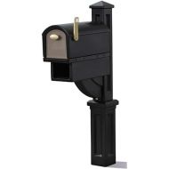 Step2 Mailmaster Hudson Mailbox, Easy to Install, Large Mailboxes for Outside, Heavy-Duty, Weather Resistant, Black