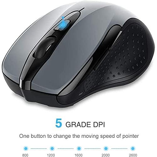  [아마존베스트]TeckNet Pro 2.4G Truewave Wireless Mouse Wireless Mouse