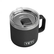 YETI Rambler 14 oz Mug, Vacuum Insulated, Stainless Steel with MagSlider Lid, Stainless