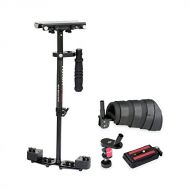 FLYCAM HD-3000 Micro Balancing 60cm/24” Handheld Steadycam Stabilizer with Arm Support Brace for DSLR Video Cameras up to 3.5kg/8lbs - FREE Table Clamp & Unico Quick Release (FLCM-