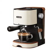 BYCDD Automatic Espresso Coffee Machine, Drip Coffee Maker Portable Coffee Pour Over Maker Perfect for Latte and Cappuccino Drinks,Black White