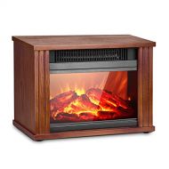 Air Choice Electric Fireplace Heater, Infrared Fireplace Stove with 3D Flame Effect, Indoor?Fireplace Space Heater?with 3s Instant Heat, 300Sq Ft Heat Area, Overheat Protection, Energy Saving