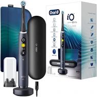 Oral B iO 9 Special Edition Electric Toothbrush with Magnetic Technology and Micro Vibrations, 7 Modes, 3D Dental Analysis, Colour Display, Charging Travel Case and Beauty Bag, Bla