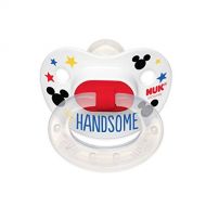 NUK Disney Baby Mickey Mouse Puller Pacifier in Assorted Colors and Styles, 6-18 Months Silicone; BPA free...