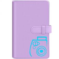 Katia 96 Pocket Wallet Photo Album Accessories for fujifilm Instax Mini 11/ 7s/ 8/8+/ 9/25/ 26/ 50s/ 70/90 Film, Instant Camera Printer(Not Fit for Square Films Picture) (Purple)