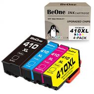 BeOne Remanufactured Ink Cartridge Replacement for Epson 410 XL 410XL T410 T410XL 4-Pack Use with Expression XP-7100 XP-830 XP-640 XP-630 XP-530 XP-635 XP7100 XP830 Printer (Black