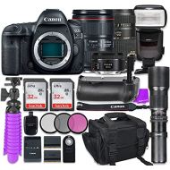 Canon EOS 5D Mark IV Digital SLR Camera with Canon EF 24-105mm f/4L is II USM Lens + Tamron Zoom 70-300mm f/4-5.6 Di LD Macro Autofocus + Canon EF 50mm f/1.8 STM Lens + Accessory B