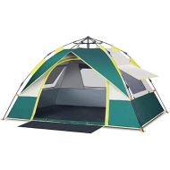 YYDS Tents for Camping Automatic Quick Opening Camping Hiking Tent Waterproof Anti-UV Portable Tent 2-3 Person Tents Family Camping Tents (Color : Green)