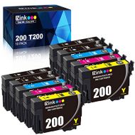 E-Z Ink (TM) Remanufactured Ink Cartridge Replacement for Epson 200 T200 T200120 to use with XP-200 XP-310 XP-400 XP-410 WF-2520 WF-2540 WF-2530 (4 Black, 2 Cyan, 2 Magenta, 2 Yell