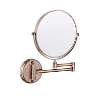 Ylmhe 8inch/20cm Double Side Mirror Wall Mounted 360°Swivel Extending Folding 3X Magnification Bathroom Beauty Makeup Mirrors,F