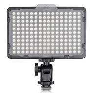 Neewer on Camera Video Light Photo Dimmable 176 LED Panel with 1/4 Thread for Canon, Nikon, Sony and Other DSLR Cameras, 5600K (Battery Not Included)