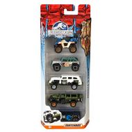 Jurassic World Toys Matchbox Jurassic World 1:64 Vehicle 5-Pack (Styles May Vary)