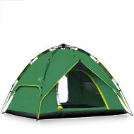 XUROM-Sports Camping Tent Large Beach Tent UV Pop Up Sun Shelter Tents Waterproof/Windproof Instant Easy Outdoor Cabana for Outdoor, Hiking, Climbing, Travel (Color : Green, Size :