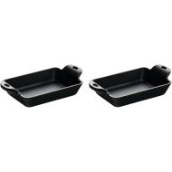 Lodge Cast Iron 10 Ounce Rectangle Mini Server, Set of 2