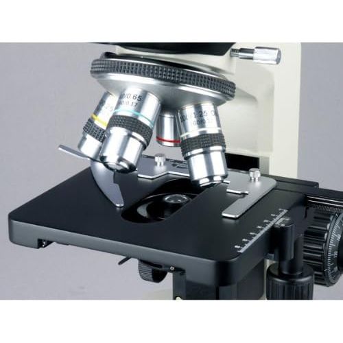  [아마존베스트]AmScope T490B-DK Compound Trinocular Microscope, WF10x and WF20x Eyepieces, 40X-2000X Magnification, Brightfield/Darkfield, Halogen Illumination, Abbe Condenser, Double-Layer Mecha