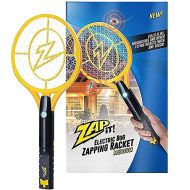 Zap It! Bug Zapper Rechargeable Fly Zapper Racket, Electric Fly Swatter, Mosquito Zapper, 4,000 Volt, USB Charging Cable, Medium