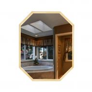 ZCJB Cosmetic Mirror HD Frameless Wall Mount Bathroom Octagon Intelligent Led Light Vanity Mirror...