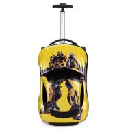American Kids Suitcase Car Design Toddler 3D Carry On Travel Luggage Hard Shell Suitcase Carryon for School Boys Girls (yellow)
