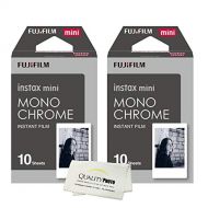 Fujifilm Instax Mini 8 Instant Film 2-Pack (20 Sheets) Value Set for Fujifilm Instax Mini 8 Cameras - Monochrome