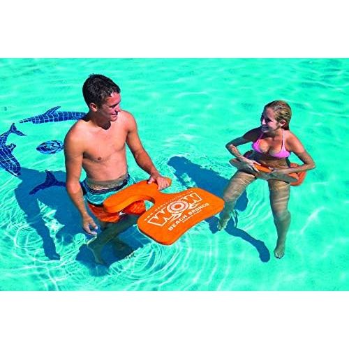  WOW Sports Wow World of Watersports Beach Bronco Floating Pool Seat, Saddle Float