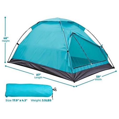  Alvantor Camping Tent Outdoor Travelite Backpacking Light Weight Family Dome Tent Pop Up Instant Portable Compact Shelter Easy Set Up (NOT Waterproof)