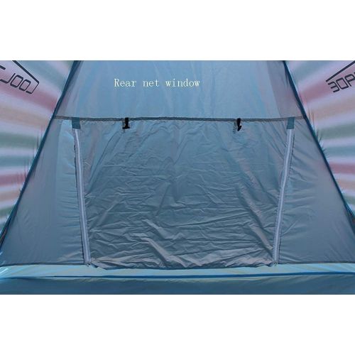  WUWUDIT CESULIS Protection Sun Fully Automatic Beach Tent Outdoor Shade Canopy Waterproof Tarp Sun Shelter for Family Party Pool Party Tent (Color : Graystrip)