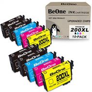 BeOne Remanufactured Ink Cartridge Replacement for Epson 200 XL 200XL T200 T200XL 10-Pack Use with Workforce WF-2540 WF-2530 WF-2520 Expression Home XP-200 XP-410 XP-310 XP-400 XP-