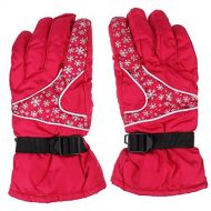 Abaodam 1 Pair Womens Water Gloves Warm Ski Gloves Adults Cold Weather Mitts-