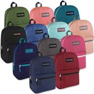 Trail maker Lot of 24 Wholesale (TrailMaker) 17 Inch Backpacks - 12 Different Colors