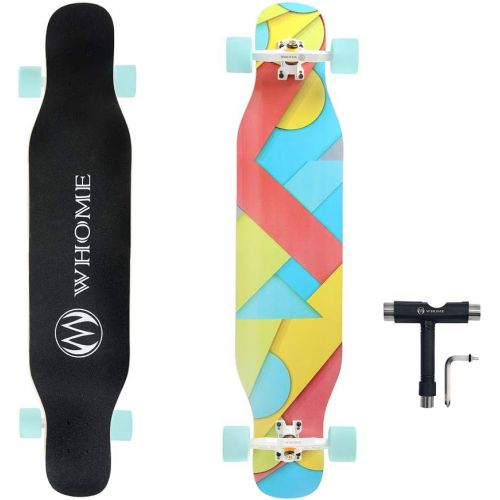  WHOME PRO Dancing Longboards Complete for Adults and Beginners - 42 Inch Dancing Longboard Skateboards for Dancing Cruising Carving Freestyle 8 Layers Alpine Hard Rock Maple Deck I