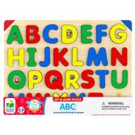 The Learning Journey: Lift & Learn ABC Puzzle - Pictures Underneath Each Piece - Alphabet and Phonics Learning Toy