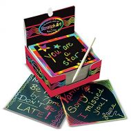 Melissa & Doug Scratch Art Box of Rainbow Mini Notes