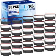 LxTek 30 Pack Compatible Ribbon Replacement for ERC-30, ERC 30 34 38 B/R Used with Epson ERC30 ERC34 ERC38 NK506 Printer (Black and Red) Tray