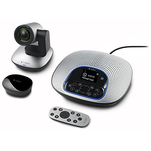 로지텍 Visit the Logitech Store Logitech ConferenceCam CC3000e All-in-One HD Video and Audio Conferencing System, 1080p Camera and Speakerphone