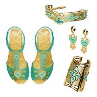 Aladdin Disney Jasmine Deluxe Royal Accessory Set, Includes: Shoes, Earrings, Cuff & Headdress