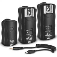 (2 Trigger Pack) Altura Photo Wireless Flash Trigger for Nikon w/Remote Shutter Release (Nikon DF D3100 D3200 D3300 D5100 D5200 D5300 D7100 D7500 D610 D750 D500 D5 DSLR Cameras)