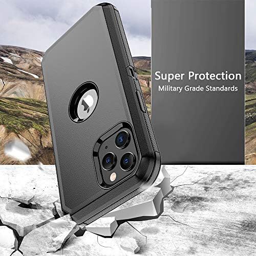  [아마존베스트]xihaiying Armor Case Compatible with iPhone 12 Pro Max Case,Heavy Duty Hard Shockproof Armor Protector Case Cover with Belt Clip Holster for Apple iPhone 12 6.7 5G 2020 Phone Case