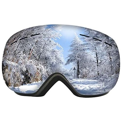  WYWY Snowboard Goggles New Ski Goggles Men Women Double Layers Anti-fog Big Ski Mask UV400 Glasses Protection Skiing Winter Snow Snowboard Goggles Ski Goggles (Color : 3)
