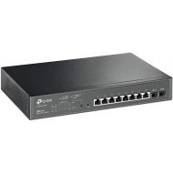 [아마존베스트]TP-Link 8 Port Gigabit PoE Switch | 8 PoE+ Ports @116W, w/2 SFP slots | Smart Managed | Limited Lifetime Protection | Support L2/L3/L4 QoS, IGMP and Link Aggregation (T1500G-10MPS)