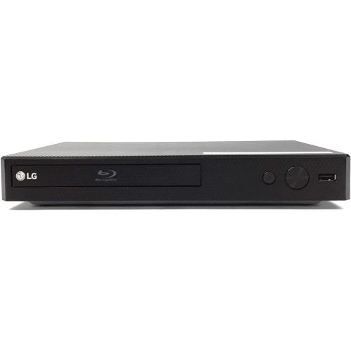  [아마존베스트]LG BP350 Blu-ray Disc & DVD Player Full HD 1080p Upscaling with Streaming Services, Built-in Wi-Fi, HDMI Output and Smart HI-FI-Compatible, Bundled with Alphasonik HDMI Cable Inclu