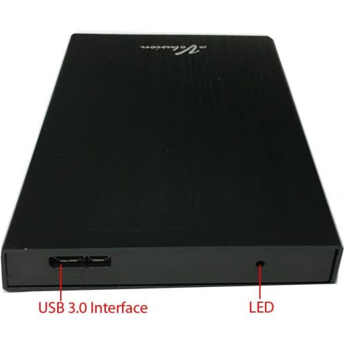  Avolusion HD250U3 500GB Ultra Slim SuperSpeed USB 3.0 Portable External Hard Drive (Mac OS Formatted) (Black) - 2 Year Warranty