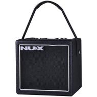 NUX Mighty 8 SE Battery Powered Portable Guitar Amplifier 8W 6.5 Speaker Built-in Tuner AC/DC Adapter 6 AA Batteries Holder Headphone Out TSAC Technology 6 Distortion Types 4 Modul
