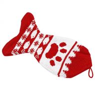 Toyvian Christmas Stockings Christmas Tree Ornament Fish Shaped Stockings Xmas Hanging Candy Bag Xmas Favor Pouches for Holiday Fireplace