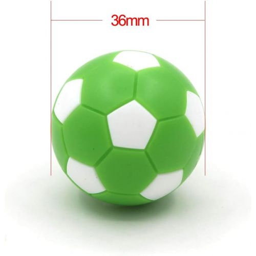  Nobranded BQSPT Foosball Table Replacement Foosballs,Mini Colorful 36mm Official Tabletop Game Ball - Set of 14 Soccer Balls (14 Pack)